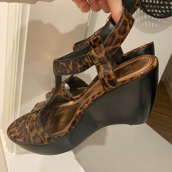 Giani Bini leopard print platform sandal size 8.5 - Picture 5 of 15